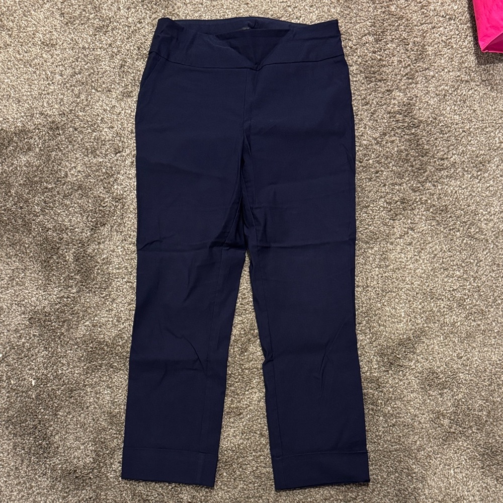 New York & Company Navy Blue ankle pants. Medium.